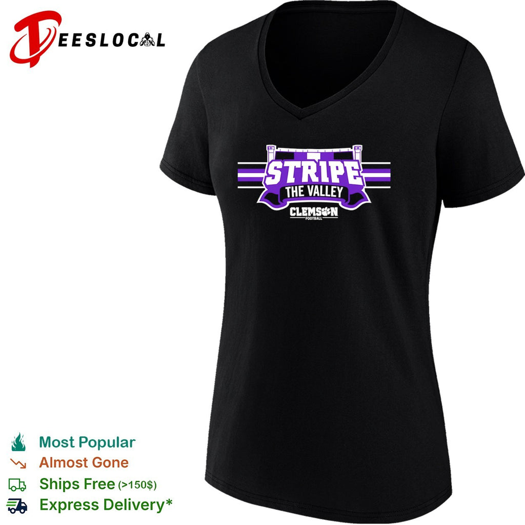 Stripe the Valley Clemson Football shirt