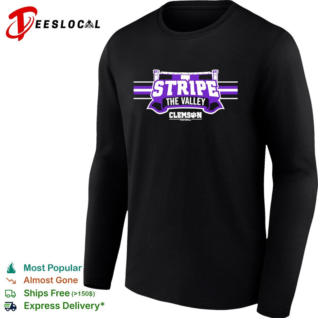 Stripe the Valley Clemson Football shirt