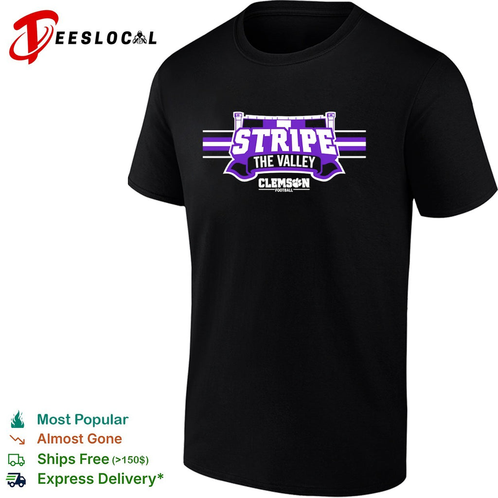 Stripe the Valley Clemson Football shirt