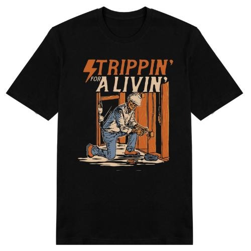 Stripin' for a Livin', Funny shirt, sweatshirt, hoodie for Electrician, Gifts for Electrician, gif for her, gif for him...