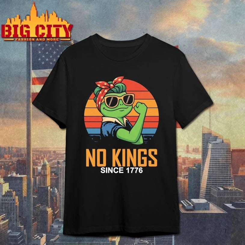 Strong Frog No Kings Since 1776 Shirt