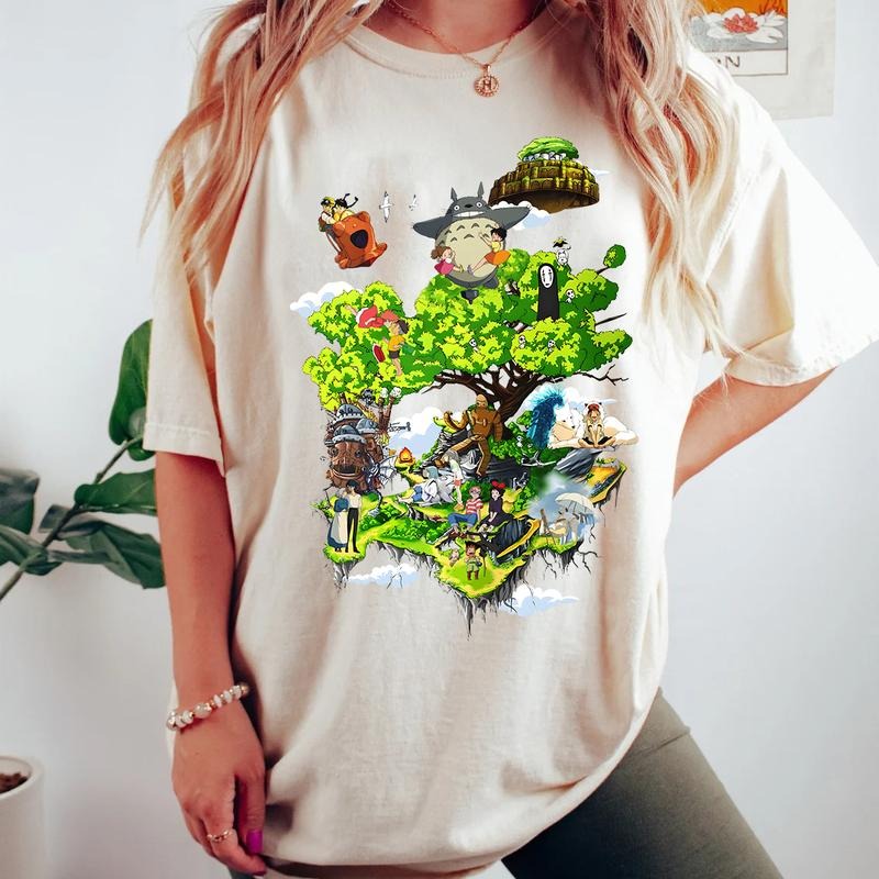 Studio Ghibli All Characters T-shirt, Sweatshirt, Hoodie, GB401 | RetroVerseTees.com