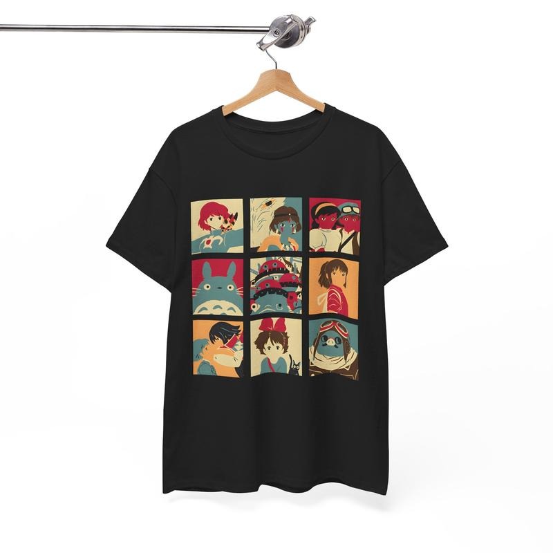 Studio Ghibli Characters Tshirt Hoodie, Sweatshirt | RetroVerseTees.com