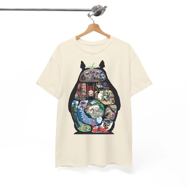 Studio Ghibli Movies Tshirt, Anime Tshirt, All Characters, Miyazaki Hayao Hoodie, Sweatshirt | RetroVerseTees.com