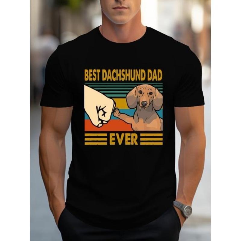 Stylish Dachshund Graphic Tee