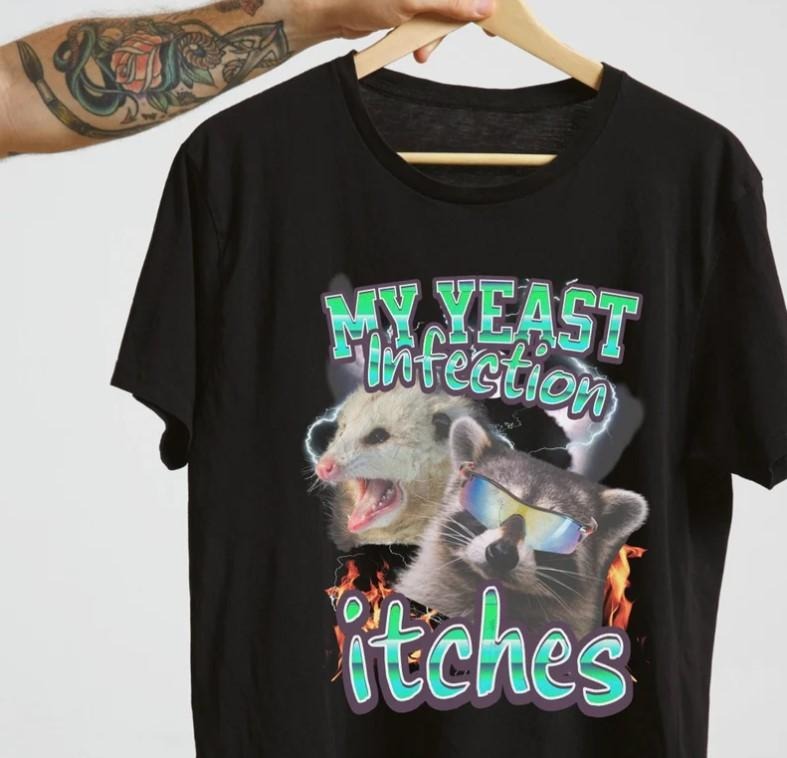Stylish My Yeast Infection Itches shirt,funny teen meme shirt, Funny Shirt Hoodie, Sweatshirt | RetroVerseTees.com