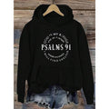 Stylish Psalm Women'WB shield Graphic Hoodie - FOG 100% Polyester Knit Fabric, Cozy Hooded Pullover With Convenient...