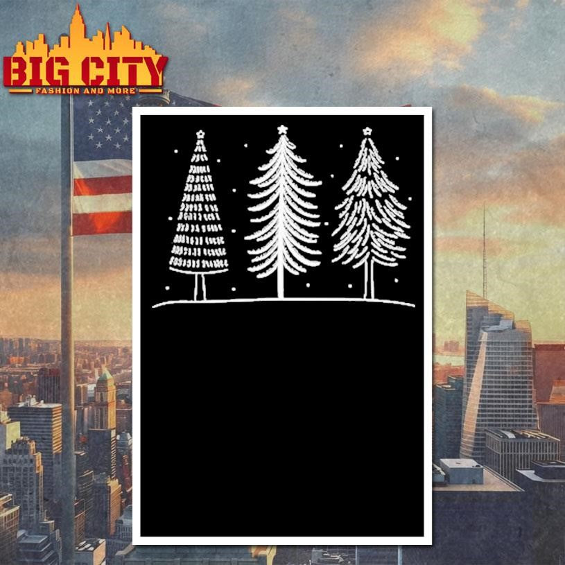 Subtle Fuck Trump Doodle Christmas Tree shirt
