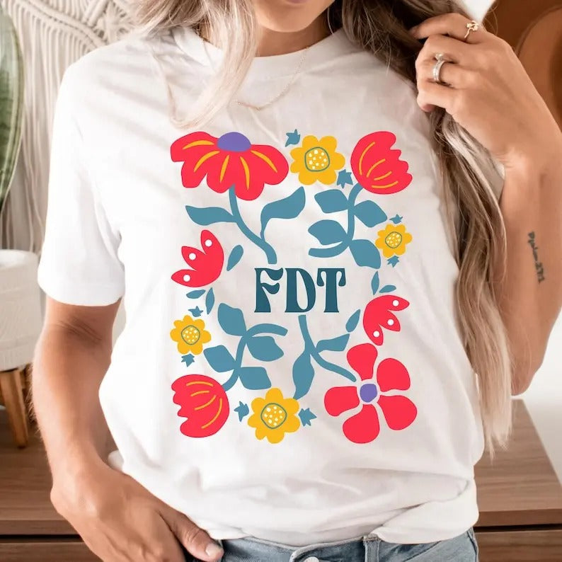 Subtle Trump shirt fdt shirt Trump Floral Tee Shirt democrat hoodie Sweatshirt | RetroVerseTees.com