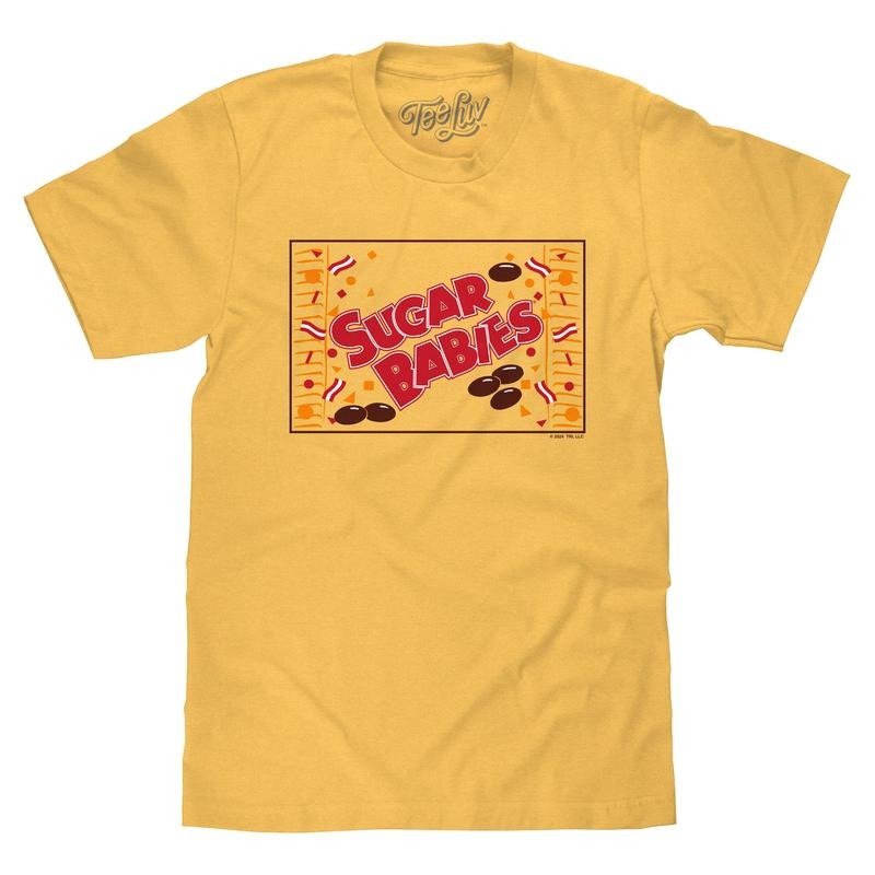 Sugar Babies Caramel Candy T-Shirt - Banana Yellow Hoodie, Sweatshirt | RetroVerseTees.com