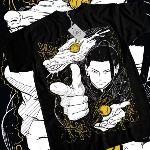 Suguru Geto T-shirt Jujutsu Kaisen Getou jjk Horror Anime Black Shirt All Size Hoodie, Sweatshirt | RetroVerseTees.com
