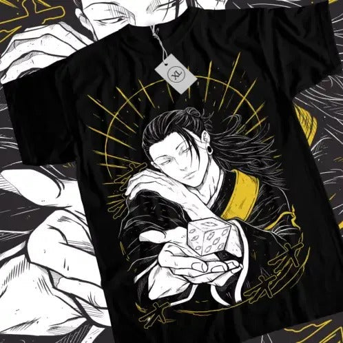 Suguru Geto T-shirt Jujutsu Kaisen shirt Getou jjk Anime Black shirt All Size Hoodie, Sweatshirt | RetroVerseTees.com