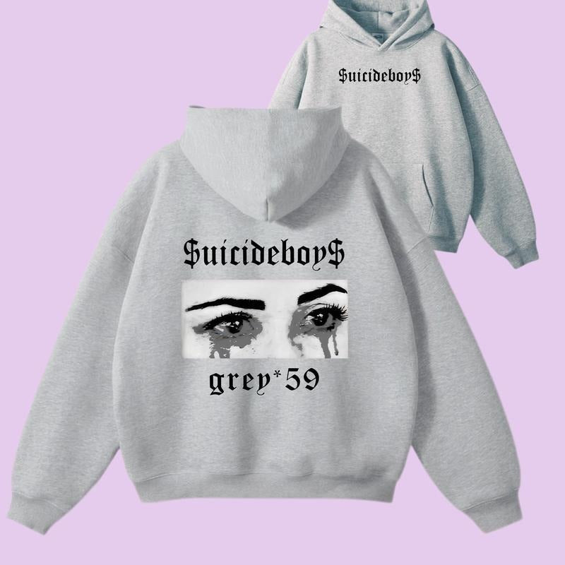 Suicideboy Hoodie Sweatshirt & T-Shirt 2 Sides, Rap Music Hoodie, Perfect for Outdoorsmen, High quality printing, Unisex...