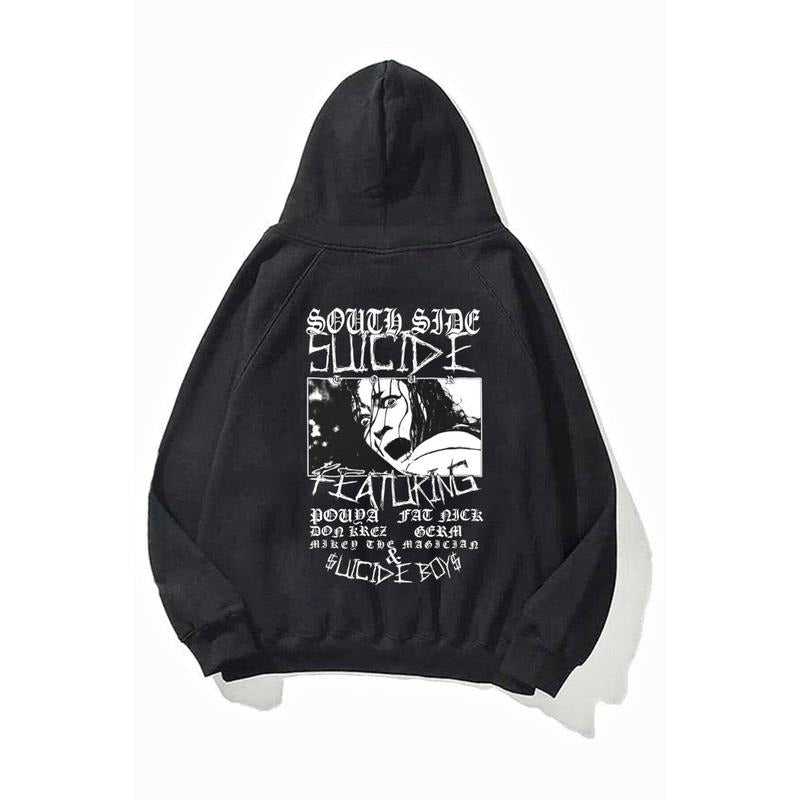 Suicideboys Black Hoodie - Oversized Suicideboys Hoodie - HipHop Style Hoodie - Graphic Streetwear Hoodie - Gift for Him...