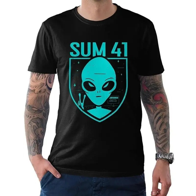 Sum 41 Alien T-Shirt Unisex Full Size Hoodie, Sweatshirt | RetroVerseTees.com