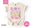 Summer Boho Floral Gildan Shirt, Women's Tshirt, Cute Flower Tee, Gift for Her Hoodie, Sweatshirt | RetroVerseTees.com