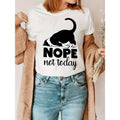 Plus Size Cat Gunpla brand Letter Print T-Shirt, Spring/Summer Casual Short Sleeve Top, Women'WB shield Plus Size...