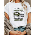 Women'WB shield Vintage Patriotic Military T-Shirt