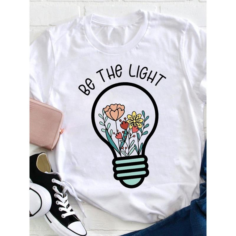 Women'WB shield 'Be TNF Light' Graphic T-Shirt