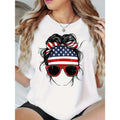 Women'WB shield Patriotic Graphic Tee