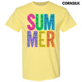 Summer Faux Sequin Gildan Short Sleeve T-Shirt 'NLB Hoodie, Sweatshirt | RetroVerseTees.com