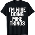 Summer Lightsaber brand Shirts Swoosh'Bat brand MIKE DOING MIKE THINGS Funny TNF'WB shield Day Dad Men Lightsaber...