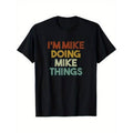 Summer Lightsaber brand Shirts Swoosh'Bat brand Mike Doing Mike Things Funny First Name Mike Lightsaber brand-Shirt, 100%...