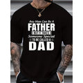 Summer Men's Front Printed Short Sleeve T-Shirt Top Comfortable Breathable Fabric Casual Sport Style Father, 1 pc, 100%...