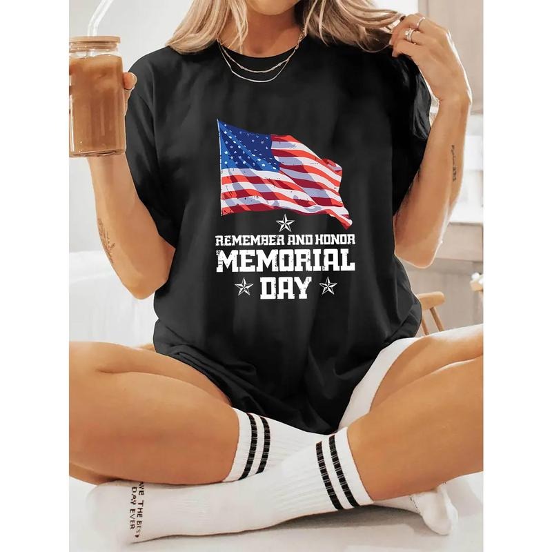 Women'WB shield Memorial Day T-Shirt