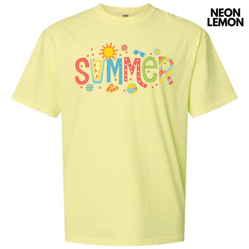 Summer Time Comfort Colors T-Shirt 'NLB' Hoodie, Sweatshirt | RetroVerseTees.com