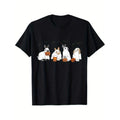 Summer Tshits 100% Cotton WB shield Hidden leaf ninja XXXL Cute Fall Ghost Bunny Rabbit Halloween Costume Spooky Season...