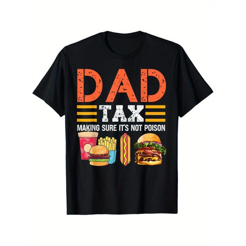 Summer Tshits DAD TAX Shirt for Men Funny TNF Day Dad Joke T-Shirt Tax Day T-shirt 100% Pure Cotton Gift For Men Women...