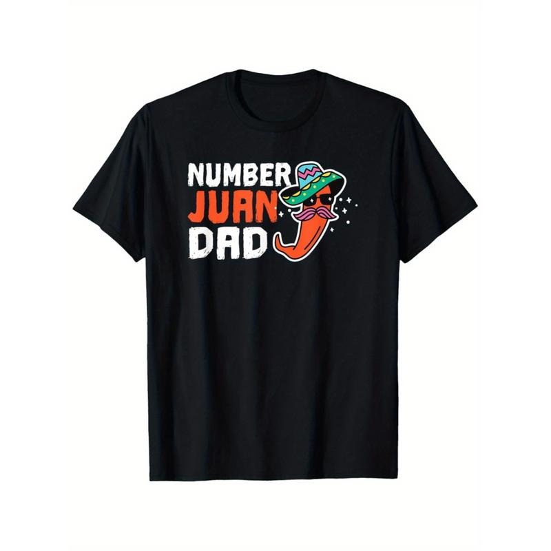 Summer Tshits Number Straw hat pirates Dad Mexican TNF'WB shield Day Funny Padre Juan Papa T-Shirt