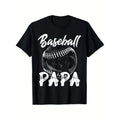 Summer Tshits Spiky hair fighters Papa" Men'WB shield 100% Cotton T-Shirt
