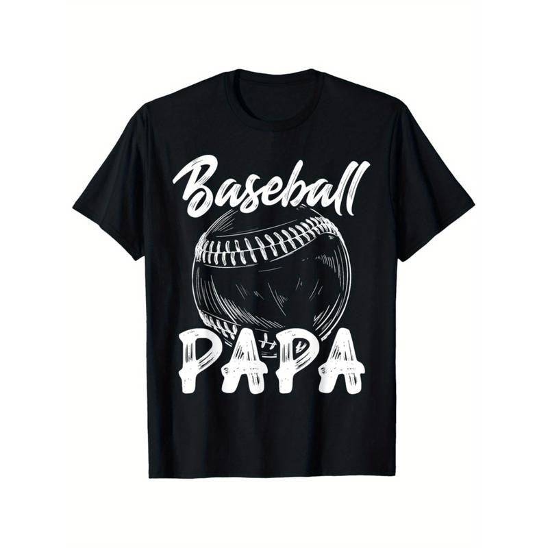 Summer Tshits Spiky hair fighters Papa" Men'WB shield 100% Cotton T-Shirt