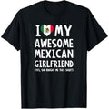 Summer Tshits Swoosh Love My Awesome Mexican Girlfriend T-Shirt T-Shirt Graphic Graphic Tees Hoodie, Sweatshirt