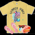 Summer Vibes Design T-shirt - Gildan Hammer Tee