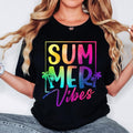 Summer Vibes T-Shirt, Beach T-Shirt, Tropical Sunset T-Shirt, Retro Summer T-Shirt Hoodie, Sweatshirt | RetroVerseTees.com