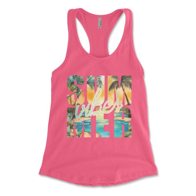Summer Vibes Tee - Beach T-shirt - Graphic Tee - Oversized T-shirt Hoodie, Sweatshirt | RetroVerseTees.com