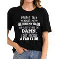 Summer Women'WB shield Front Printed Short Sleeve T-Shirt Tops Comfortable Breathable Fabric Casual Sport Style Talk...