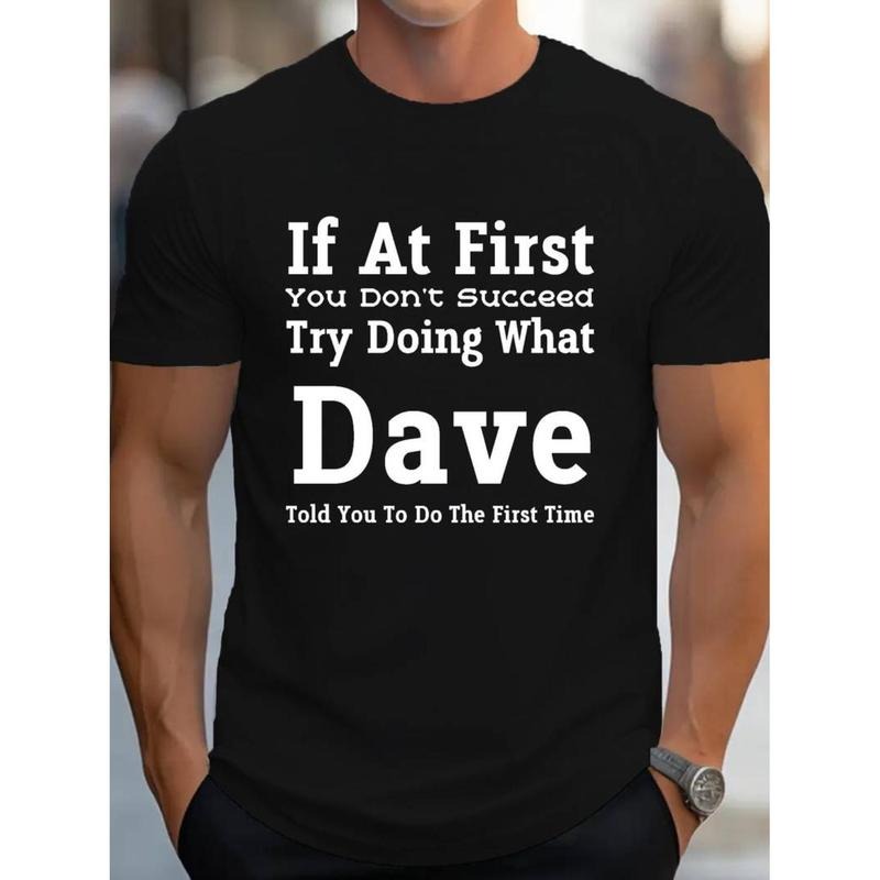 Summer casual short-sleeved men'WB shield "Dave" printed T-shirt Hoodie, Sweatshirt | RetroVerseTees.com