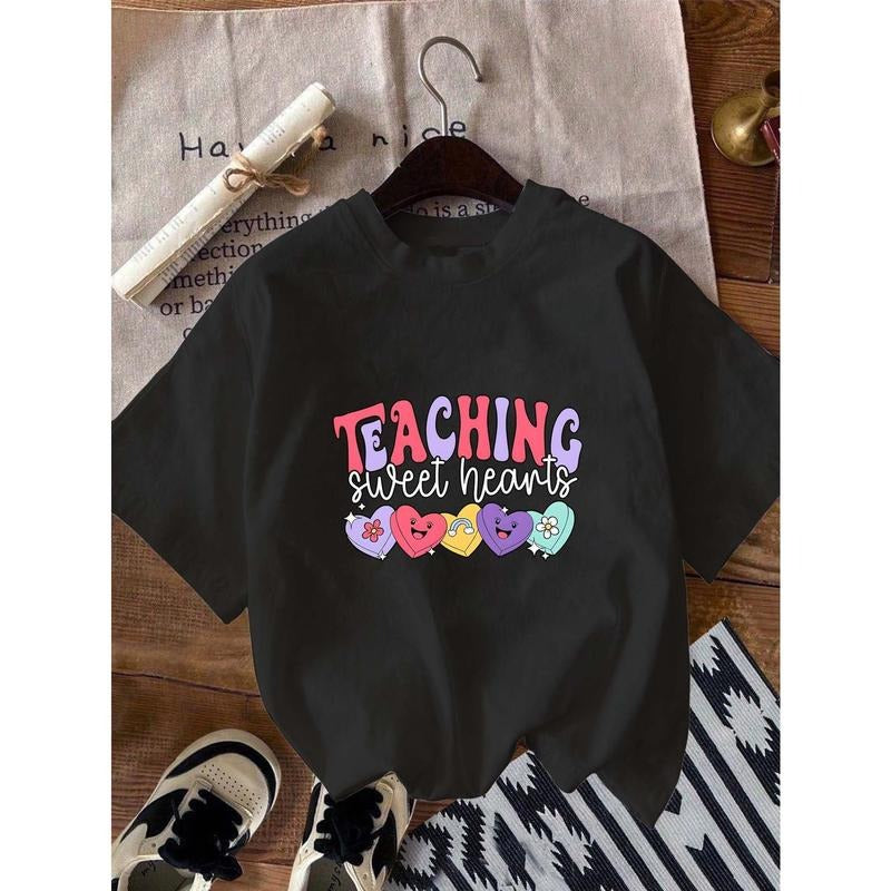 Women'WB shield Casual "Teaching TNF" Graphic T-Shirt