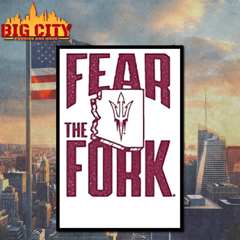 Summit Sportswear Arizona State Sun Devils Youth Tan Fear the Fork Shirt