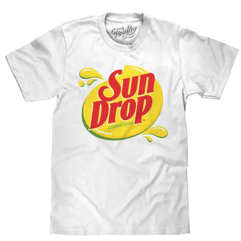 Sun Drop Citrus Soda T-Shirt - White Hoodie, Sweatshirt | RetroVerseTees.com