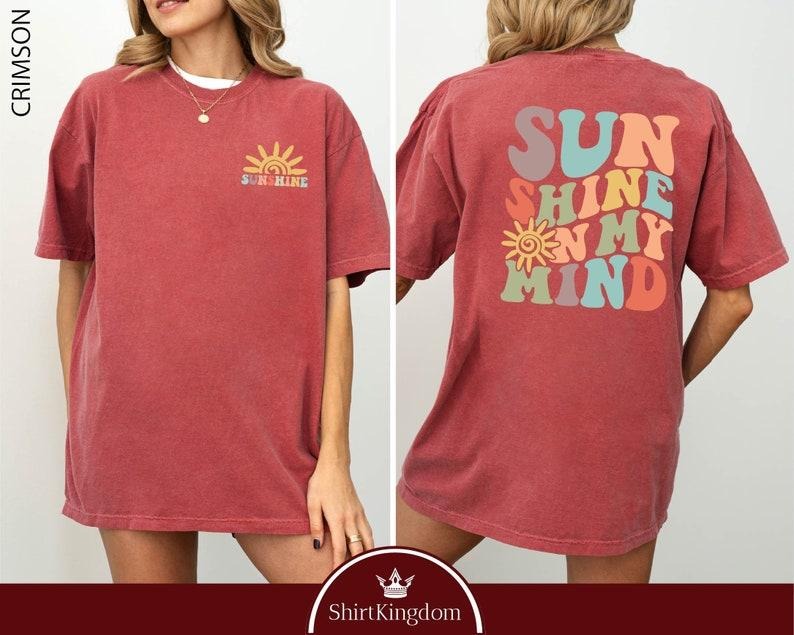 Sun Shine On My Mind Shirt, Beach Shirt, Lounge Shirt, Weekend Lake, Summer Shirt, Sunshine Shirt, Family Vacation Shirt...