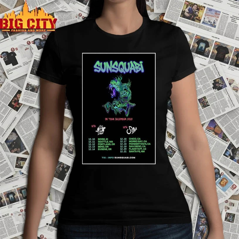 SunSquabi On Tour December 2025 Poster shirt