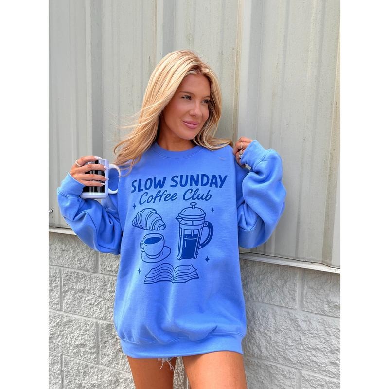 Sunday Coffee Club Graphic Top C.O.C. T-Shirts, Hoodie, Sweatshirt | RetroVerseTees.com