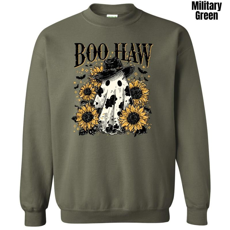 Sunflower Boo Haw Sweatshirt 'NLB' T-Shirts, Hoodie | RetroVerseTees.com