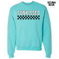 Sunkissed Varsity Checkered Sweatshirt 'NLB' T-Shirts, Hoodie | RetroVerseTees.com