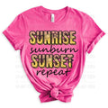 Sunrise Sunburn DTF Transfers - THIS IS NOT A SHIRT Hoodie, Sweatshirt | RetroVerseTees.com